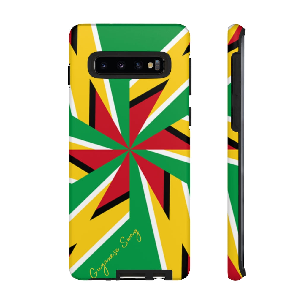 Guyanese Swag Guyana Artistic Flag Phone Tough Case - alanabud