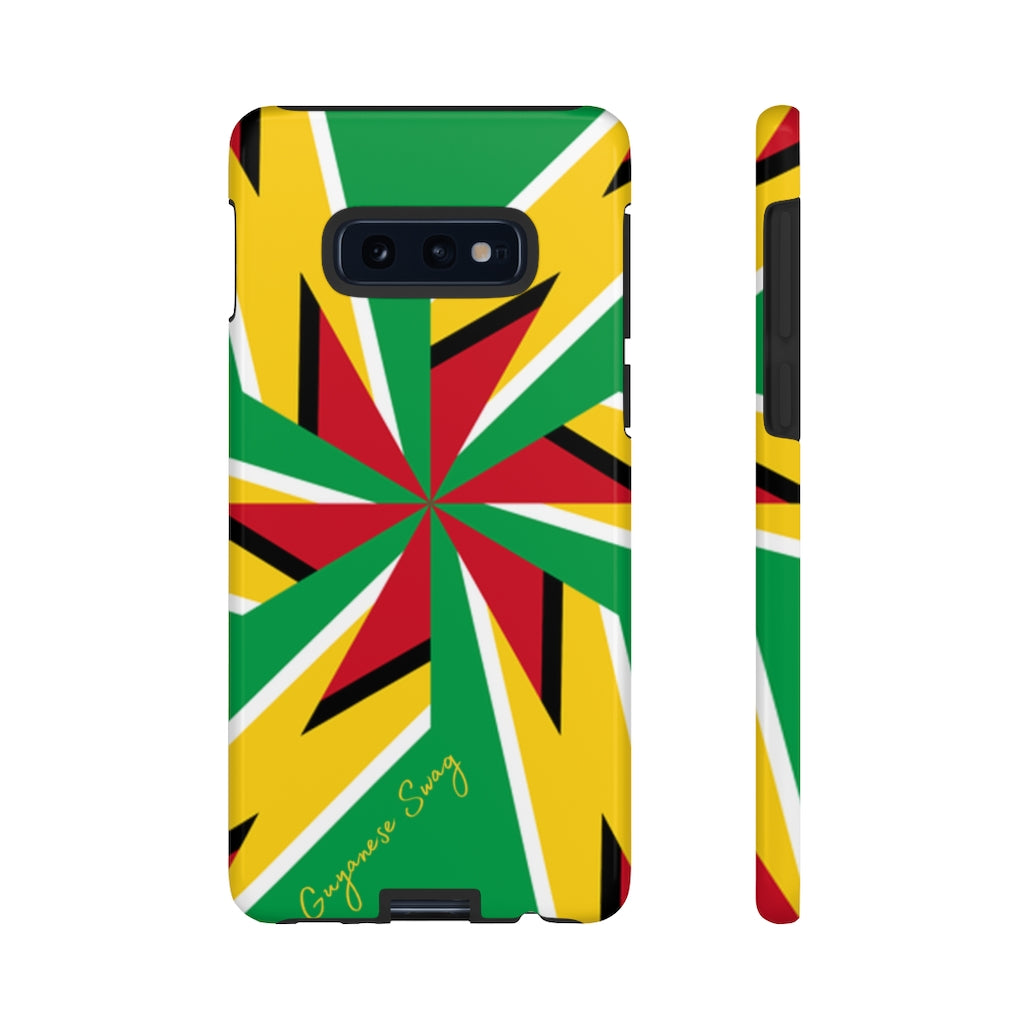 Guyanese Swag Guyana Artistic Flag Phone Tough Case - alanabud