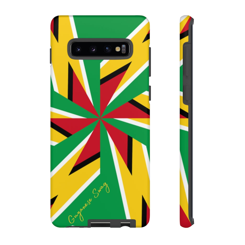 Guyanese Swag Guyana Artistic Flag Phone Tough Case - alanabud