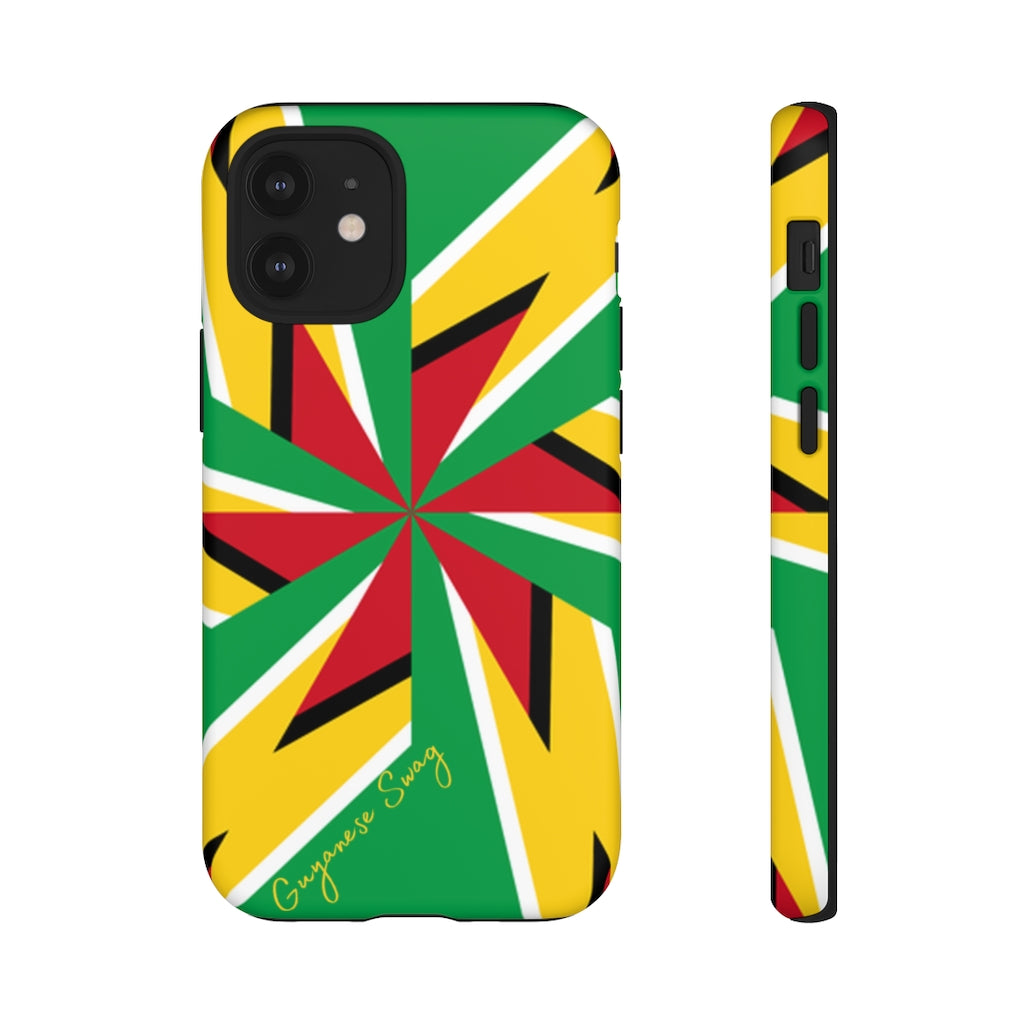 Guyanese Swag Guyana Artistic Flag Phone Tough Case - alanabud