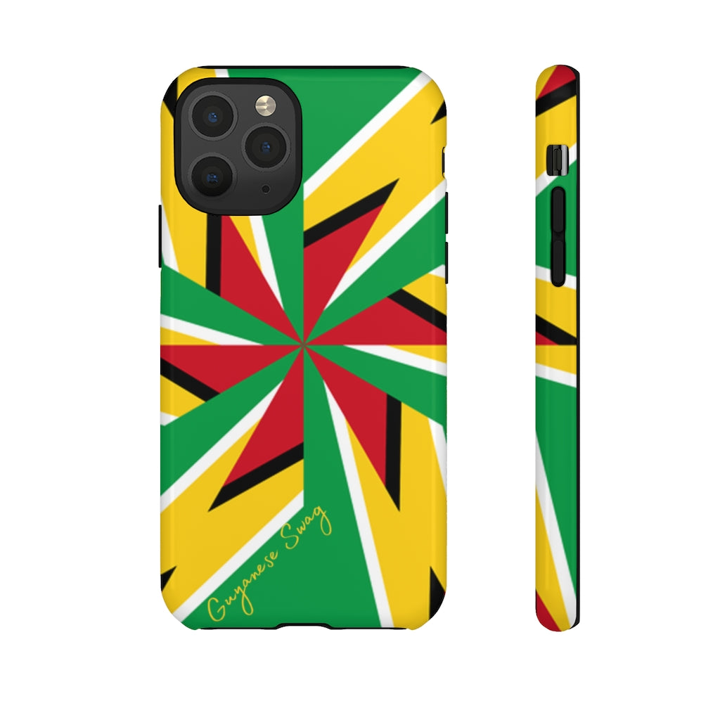 Guyanese Swag Guyana Artistic Flag Phone Tough Case - alanabud