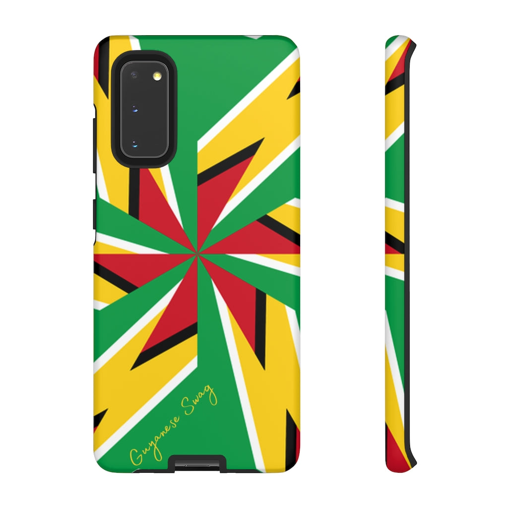 Guyanese Swag Guyana Artistic Flag Phone Tough Case - alanabud