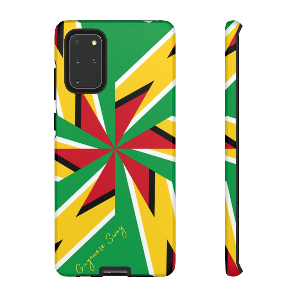 Guyanese Swag Guyana Artistic Flag Phone Tough Case - alanabud