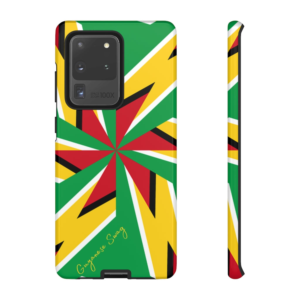 Guyanese Swag Guyana Artistic Flag Phone Tough Case - alanabud