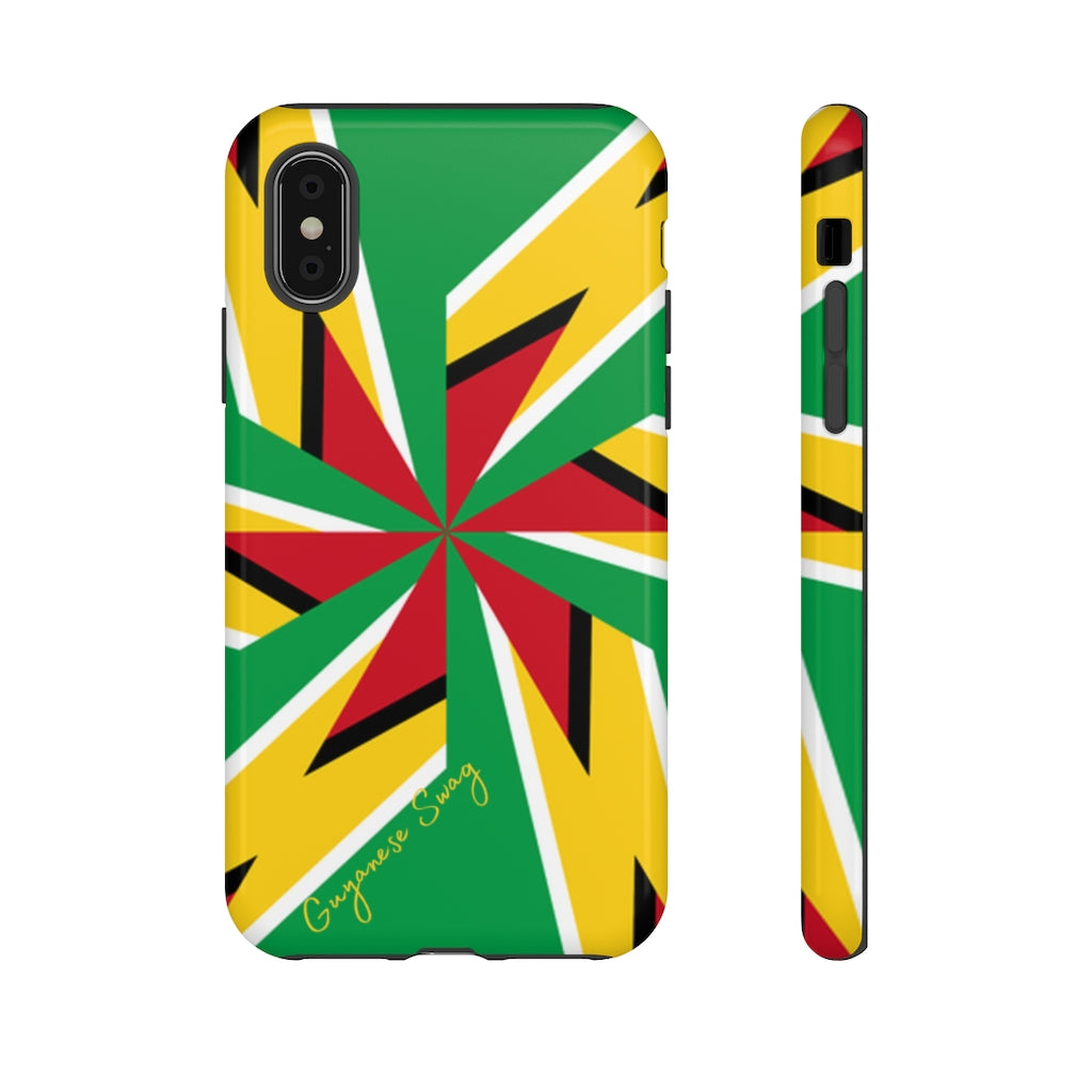 Guyanese Swag Guyana Artistic Flag Phone Tough Case - alanabud