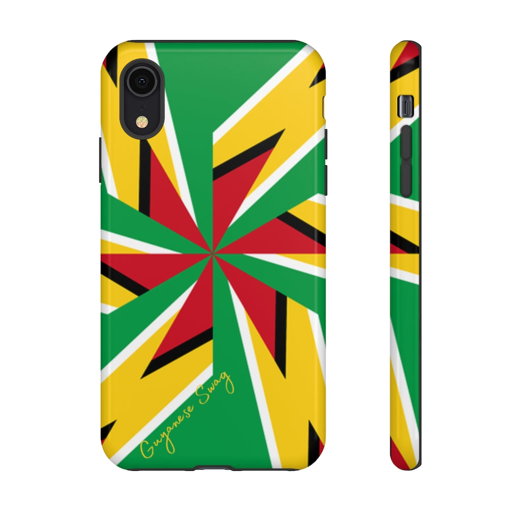 Guyanese Swag Guyana Artistic Flag Phone Tough Case - alanabud