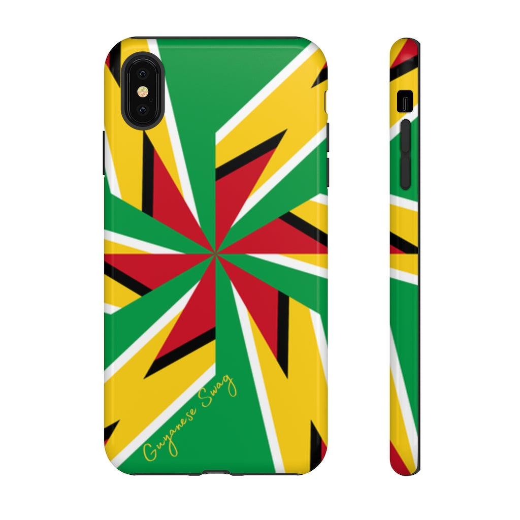 Guyanese Swag Guyana Artistic Flag Phone Tough Case - alanabud