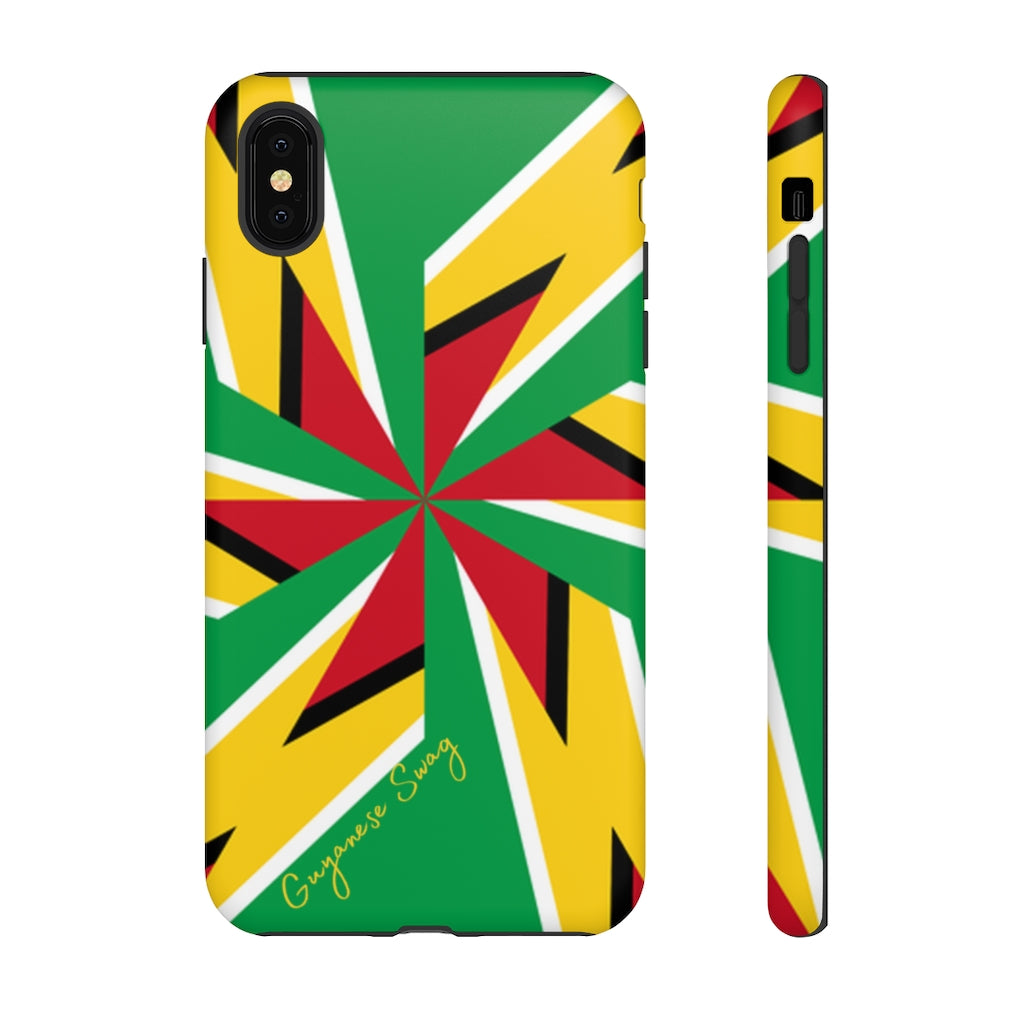 Guyanese Swag Guyana Artistic Flag Phone Tough Case - alanabud