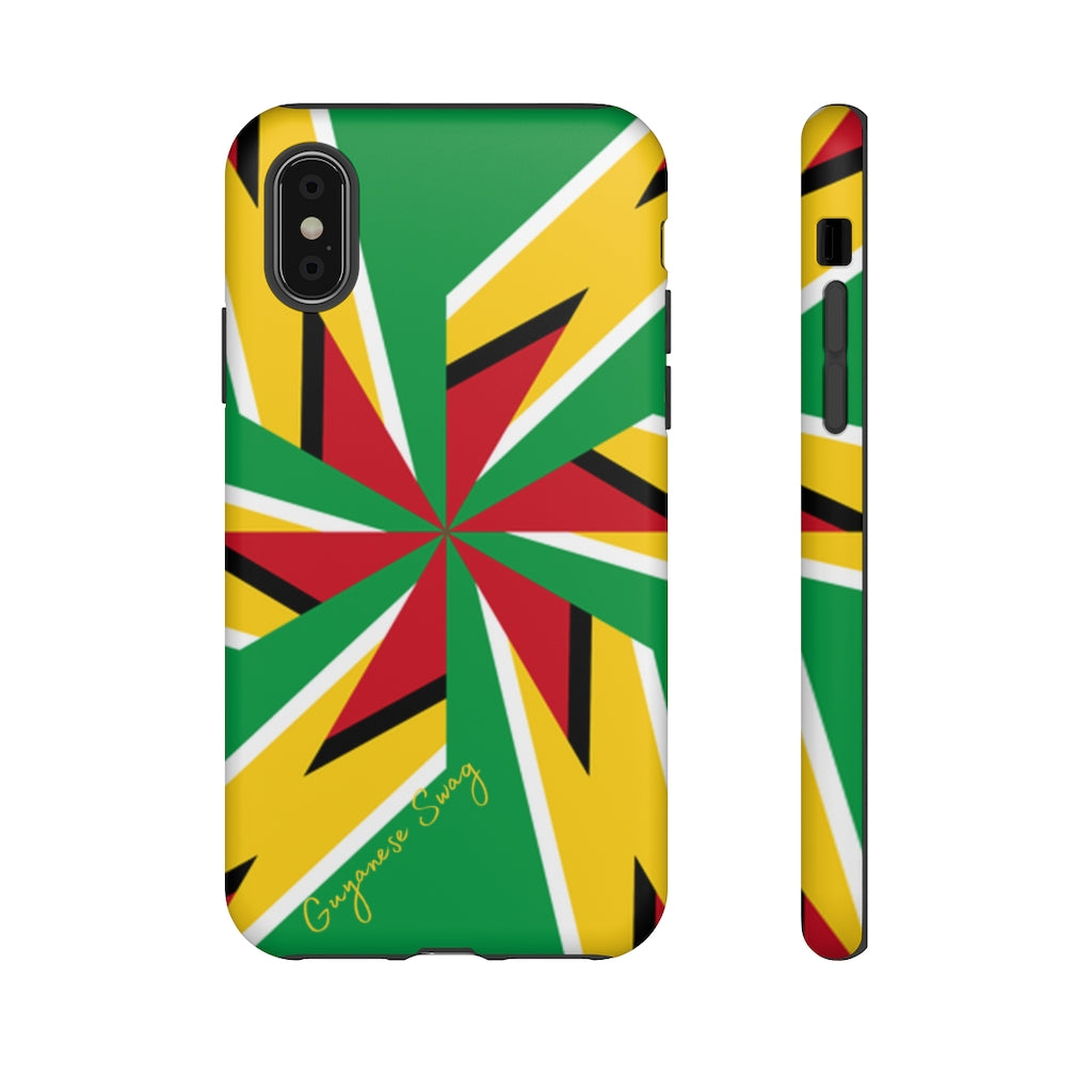 Guyanese Swag Guyana Artistic Flag Phone Tough Case - alanabud