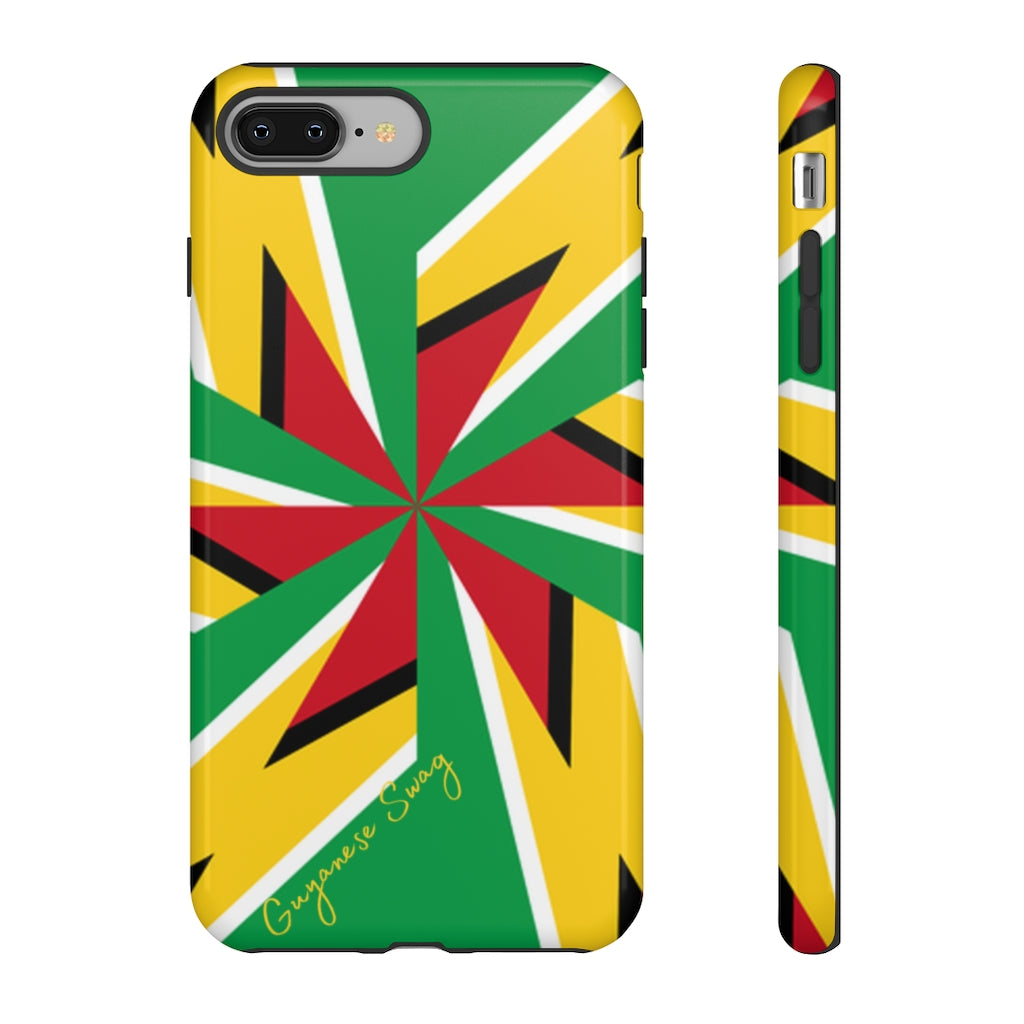 Guyanese Swag Guyana Artistic Flag Phone Tough Case - alanabud