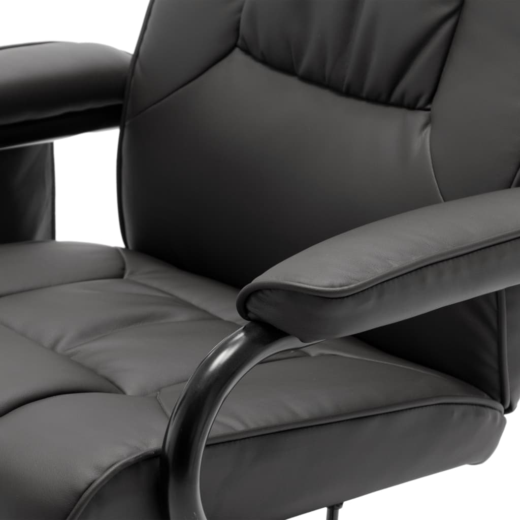 vidaXL Massage Recliner with Ottoman with Foot Stool