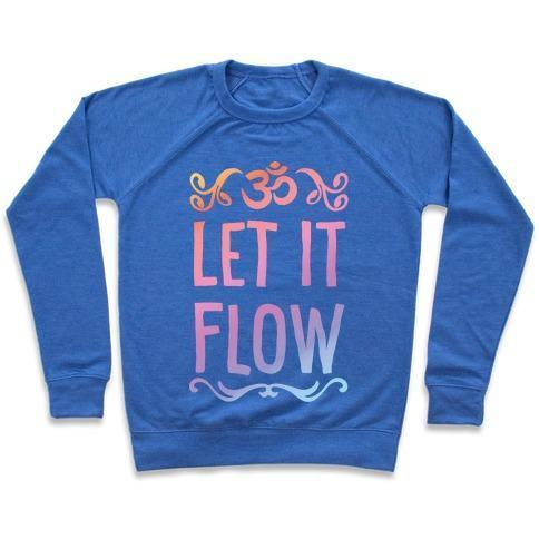 LET IT FLOW YOGA CREWNECK SWEATSHIRT - alanabud