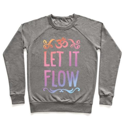 LET IT FLOW YOGA CREWNECK SWEATSHIRT - alanabud