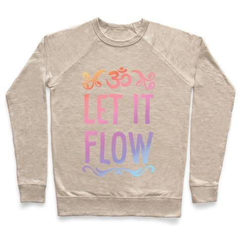 LET IT FLOW YOGA CREWNECK SWEATSHIRT - alanabud