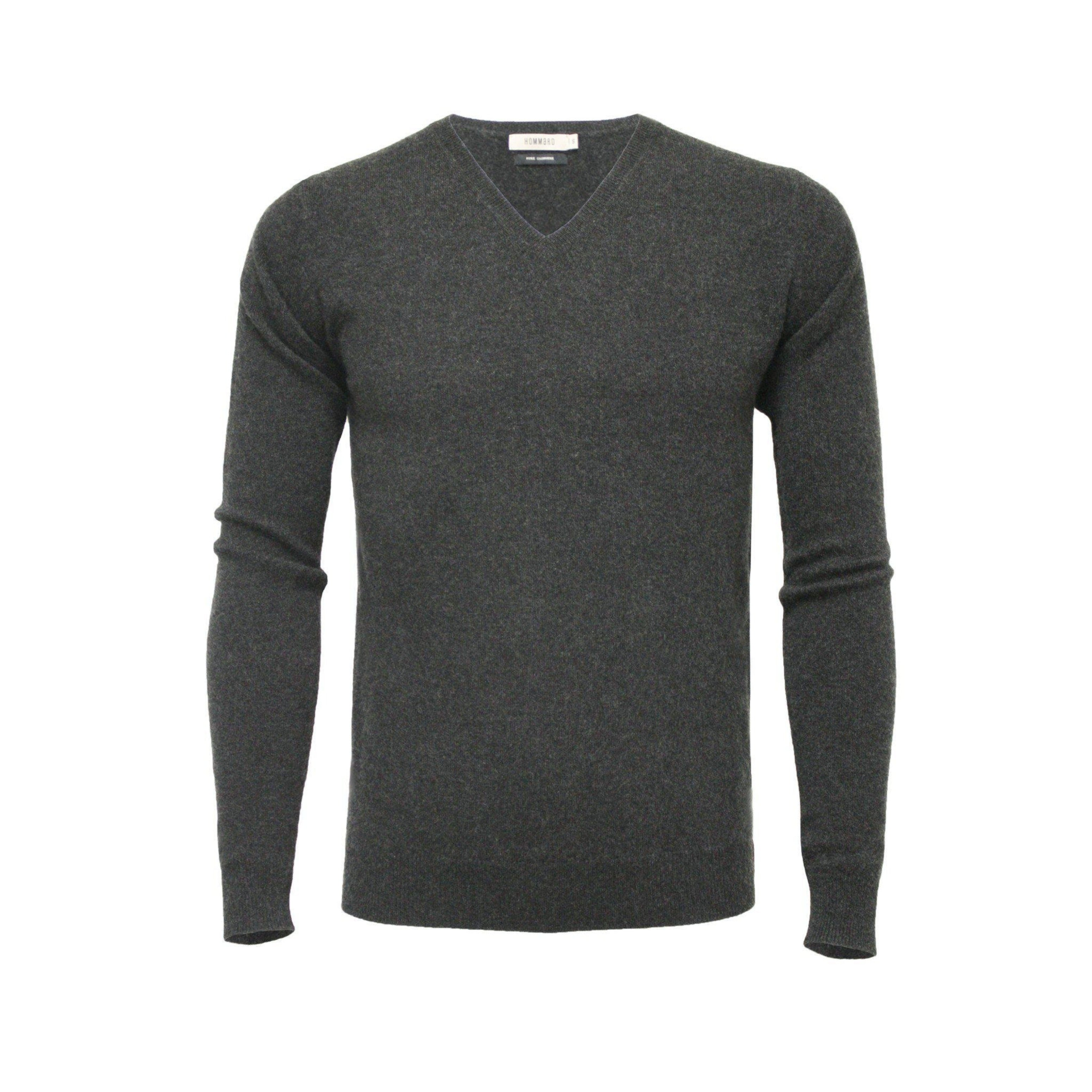 Cashmere V Neck Sweater Hunting Green