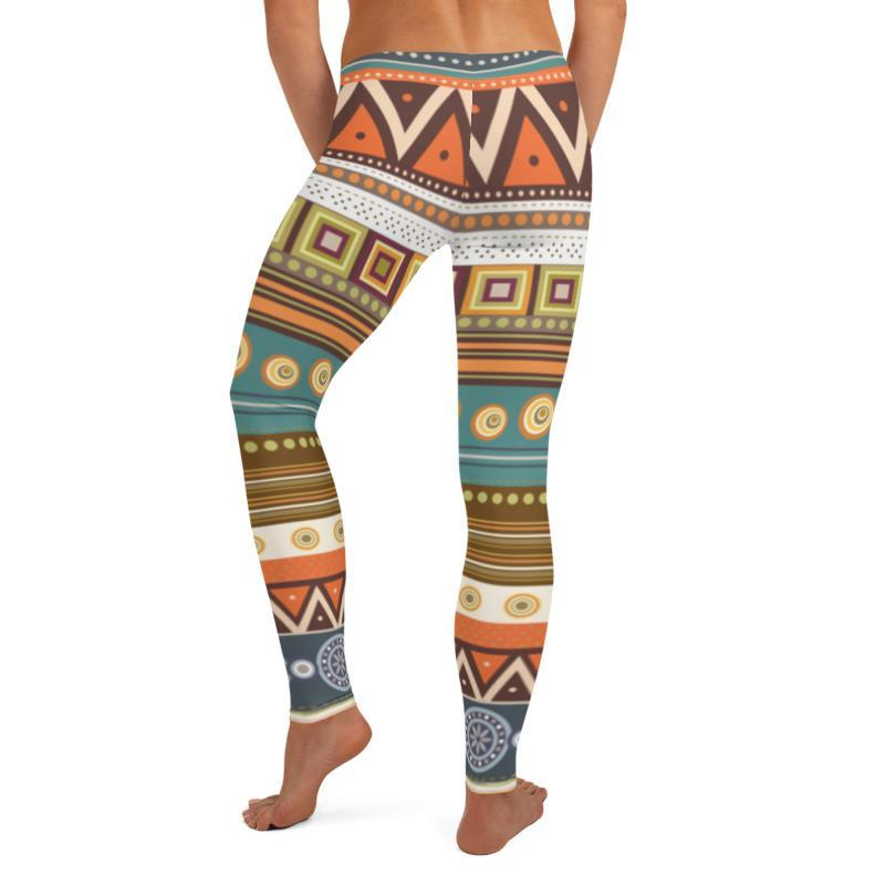 Boho Tribal Printed leggings - alanabud