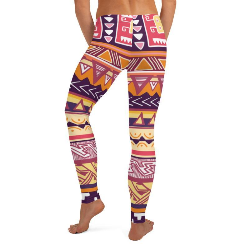 Boho Tribal Printed leggings - alanabud