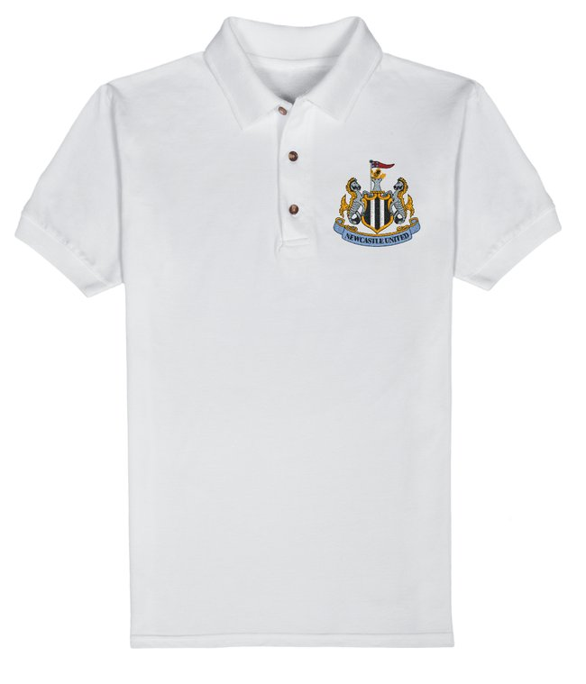 Newcastle United Football club Embroidered Polo Shirt alanabud