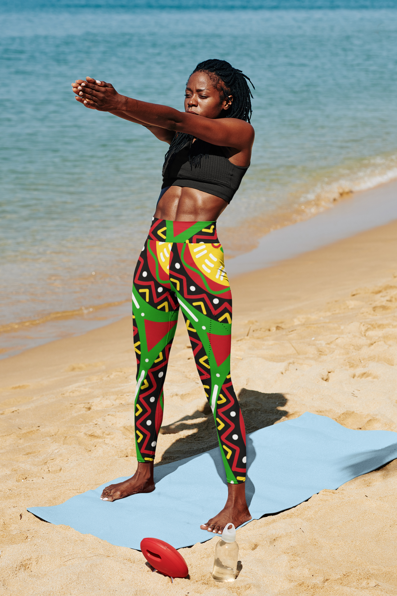 Guyanese Swag Arawak Women's Yoga Pants - alanabud
