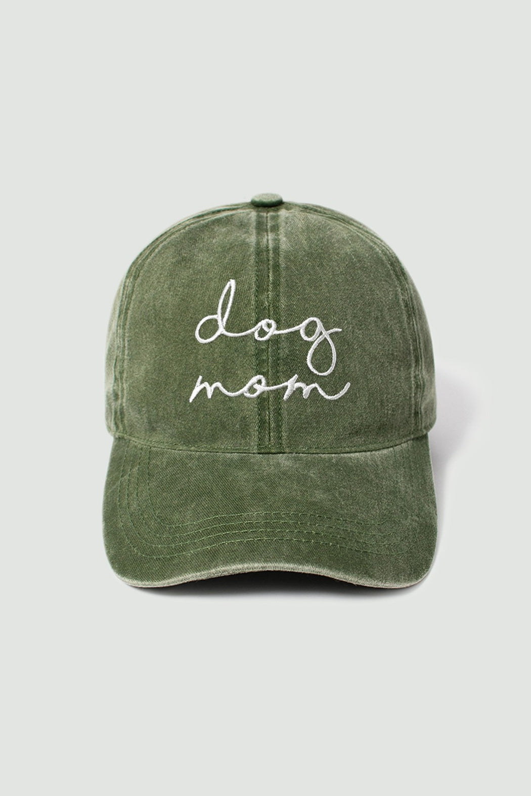 Embroidered Dog Mom Baseball Cap - alanabud